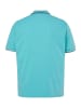 Men Plus Poloshirt in helles türkis