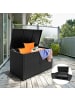 COSTWAY Auflagenbox 335L in Schwarz