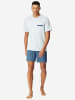 Schiesser Pyjama Comfort in hellblau