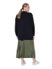MIAMODA Strickjacke in schwarz