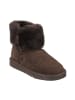 BIOSOFT Winterstiefel Fluffy Bootleg in Chocolate