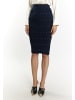 faina Damen Strickrock Mit Strass-Steinen in Marine