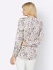 Heine Jersey-Bluse in elfenbein-altrosa-bedruckt