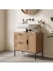 FineBuy Badunterschrank in Braun / Spanplatte / 60x40x60