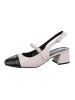 Ital-Design Pump in Beige und Schwarz