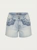 KOROSHI Stickershorts aus der Bordtasche in blau