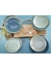 CreaTable CreaTable Reactive Aqua Teller Set 12 teilig in Blau