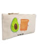 Mr. & Mrs. Panda Schminktasche Avocado Toast ohne Spruch in Weiß