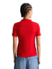 Marc O'Polo DENIM Ripp-T-Shirt slim in Carmine Red