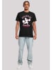 F4NT4STIC T-Shirt Scooby Doo Beachside Gym Lifting Bodybuilding in schwarz