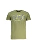 cavalli CLASS Grünes Baumwoll-T-Shirt