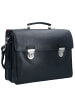 PICARD Toscana Aktentasche Leder 42 cm Laptopfach in schwarz