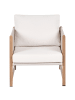 Beliani 5-tlg Sitzgruppe NOLA in Beige/Braun