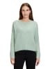 CARTOON Basic-Pullover mit Rundhalsausschnitt in Grey Green Melange