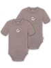 Normani Outdoor Sports 2x Baby Merino Kurzarm Body in Rosa