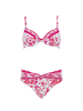 Olympia Bikini in weiss/pink