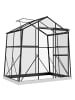 Outsunny Gewächshaus 192L x 131B x 203H cm Schwarz