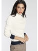 AJC Rollkragenpullover in offwhite-marine