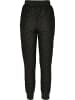 Urban Classics Urban Classics Damen Ladies Lace Jersey Jog Pants in black