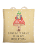 Mr. & Mrs. Panda Shopper-Tasche Marienkäfer Fliegenpilz mit Spruch in Gelb Pastell