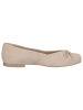 Caprice Ballerina in BEIGE SUEDE