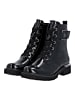 remonte Stiefelette in Schwarz Lack