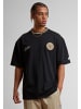 STARTER STARTER Starter Oversized Heavy Jersey College Tee in black