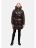 Navahoo Steppmantel Mandelkuss 14 in Choco