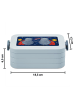 Mr. & Mrs. Panda Lunch Box Sternzeichen Zwilling Design ohne Spruch in Blau Pastell