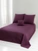 Heine Tagesdecke in aubergine