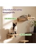 Knupis Katzen Kletterwand Set mit Hängematte & 2X Katzentreppe- Kiefernholz