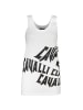 cavalli CLASS Weißes Baumwoll-Tanktop