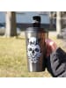 Geda Labels Coffee to go Iso-Becher Skull Mystic in Silber - 350 ml