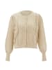 NAEMI Damen Strickjacke in Beige