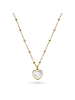 s.Oliver Halskette Pearl Heart in gold