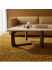KADIMA DESIGN Teppich Hochflor Shaggy Uni-Look Polypropylen Wohnzimmer in Gold