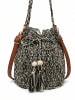 KASSANDRA Eimer Tasche in BLACK