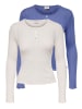 JDY 2er-Pack Top in Bleached Denim