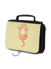 Mr. & Mrs. Panda Kulturtasche Katze Umarmen ohne Spruch in Gelb Pastell