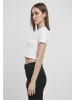 Mister Tee Cropped Tees in white