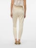 Vero Moda Lockere Stoffhose Stretch Pants mit Kordelzug VMEVA in Creme