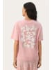 PART TWO T-shirt JaminaPW Oversize fit in Rose - French Oak Frame Print