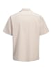 JACK & JONES Junior Waffle Resort-Hemd Kurzarm Jjglobal in moonbeam