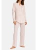 Hanro Pyjama Cotton Deluxe in Crystal pink