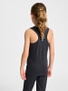 Hummel T-Shirt Hmljr Top Multisport Mädchen in BLACK MELANGE
