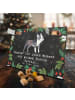 Mr. & Mrs. Panda Hund Adventskalender Boston Terrier Moment mit ... in Kreidetafel