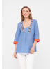 TOOCHE Bluse & Hemd "Happy" in blau
