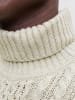 Jack & Jones Rollkragenpullover in White Melange