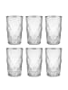 Butlers Longdrinkglas UPSCALE 6er-Set in Silber