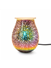 Candle Brothers Duftlampe elektrisch „Jupiter“ in Silber/ Bunt – (B)16 x (H)21 x (T)16 cm